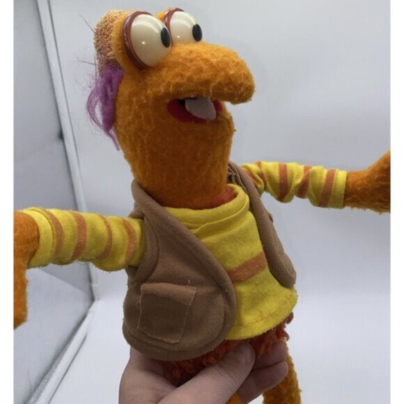 Vintage Gobo Fraggle Rock Tomy Plush Stuffed Animal 1983 Jim Henson Muppets 15” - Picture 12 of 15